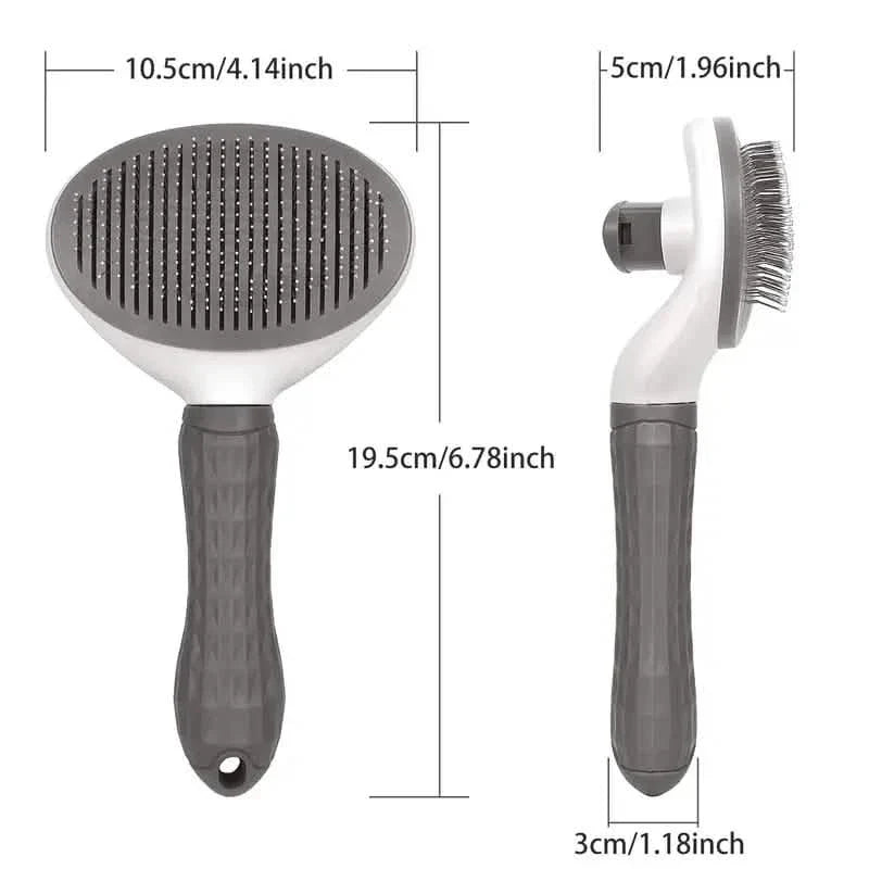 Self Cleaning Slicker Brush Suitable for Pets with Long or Short Hair